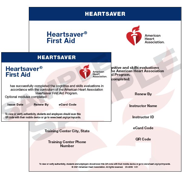 HeartSaver First Aid E-Card