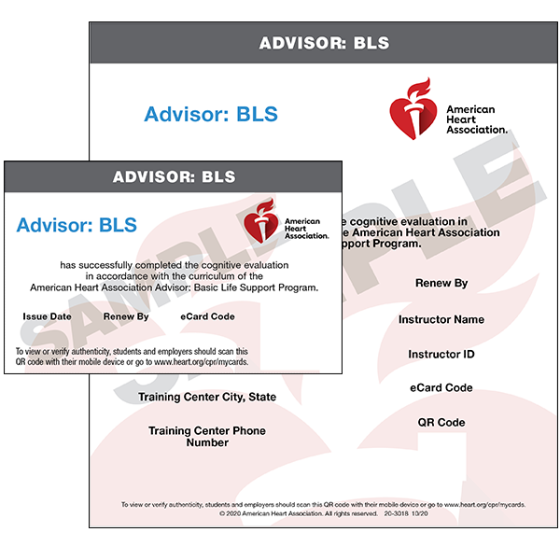 BLS Advisor E-Card